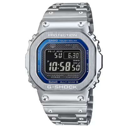 【6/12～13創業祭10%OFF】カシオ CASIO G-SHOCK GSHOCK ジーショック FULLMETAL フルメタル 5000 SERIES GMW-B5000D-2JF タフソーラー（ソーラー充電システム） 電波時計 モバイルリンク/アプリ機能  【送料無料 北海道/沖縄/離島除く】 2AJF FREE