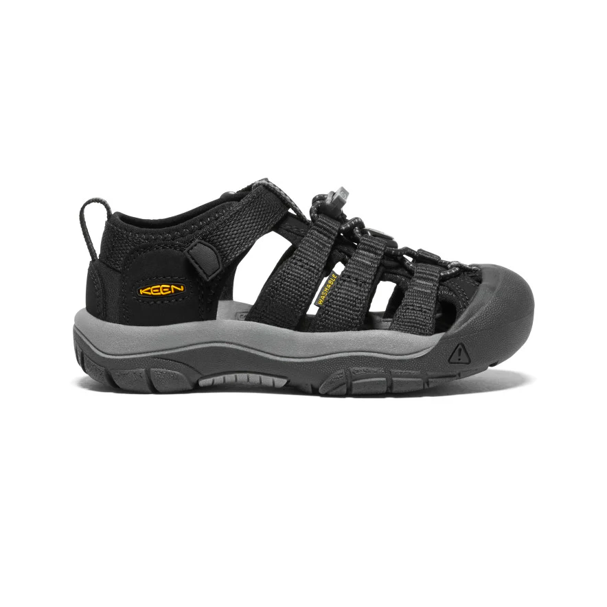 KEEN キーン スニーカー アウトドアシューズ NEWPORT H2 リトルキッズ ニューポートエイチツー Black/Keen Yellow 17.0cm 1022824 MM1 【北海道/沖縄/離島 着払い】 Black/Keen Yellow 17.0cm
