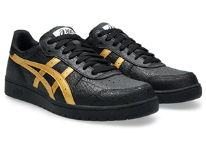 ▲【SPRING SALE】ASICS アシックス  ASICS SKATEBOARDING JAPAN PRO カラー: Black/Pure Gold 幅/ラスト: STANDARD 26.0cm～28.0cm 1201B048-002 4570158516754 【送料無料 北海道/沖縄/離島を除く】 カラー: Black/Pure Gold 26.0cm