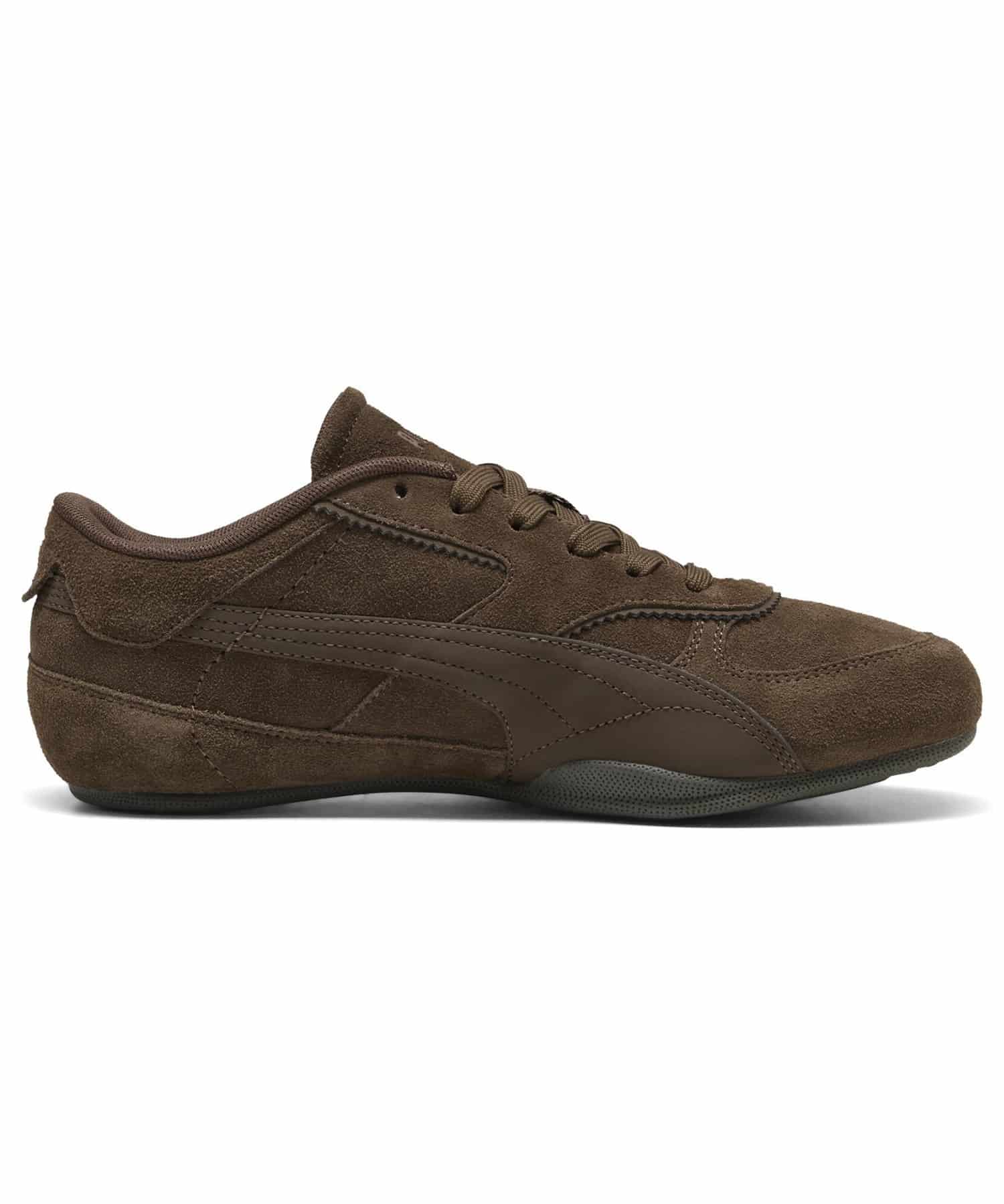 PUMA BELLA MINA SUEDE WNS プーマ ベラ ミナ スエード スニーカー chocolate-gum 23.5㎝ 407671_05 4070032771915 【送料無料 北海道/沖縄/離島を除く】 chocolate-gum 23.5㎝