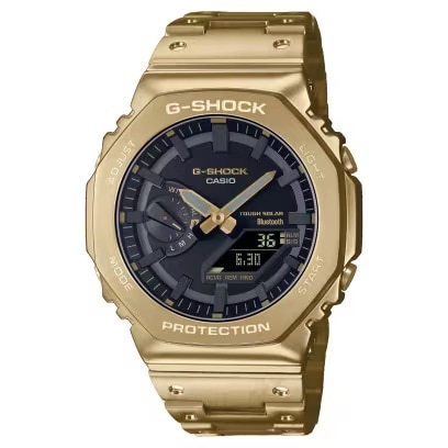カシオ CASIO G-SHOCK GSHOCK ジーショック FULL METALL 2100 Series GM-B2100GD-9AJF  フルメタル オクタゴン（八角形）ケースモデル Bluetooth タフソーラー（ソーラー充電システム）ダブルLEDライト 腕時計 国内正規品 【送料無料 北海道/沖縄/離島を除く】
