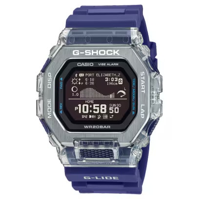カシオ CASIO G-SHOCK GSHOCK ジーショック G-LIDE GBX-100 Series GBX-100S-2JF Blue Bluetooth タイドグラフ 耐衝撃構造（ショックレジスト） 腕時計 国内正規品 【送料無料 北海道/沖縄/離島除く】