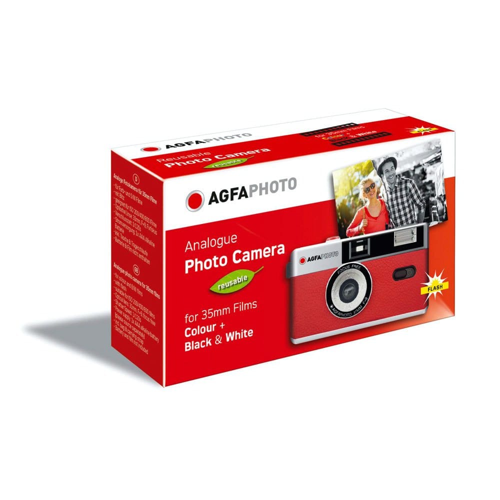 【SALE★★12時までのご注文で即日出荷★】AGFA Photo Camera 35mmフィルムカメラ  レッド レッド