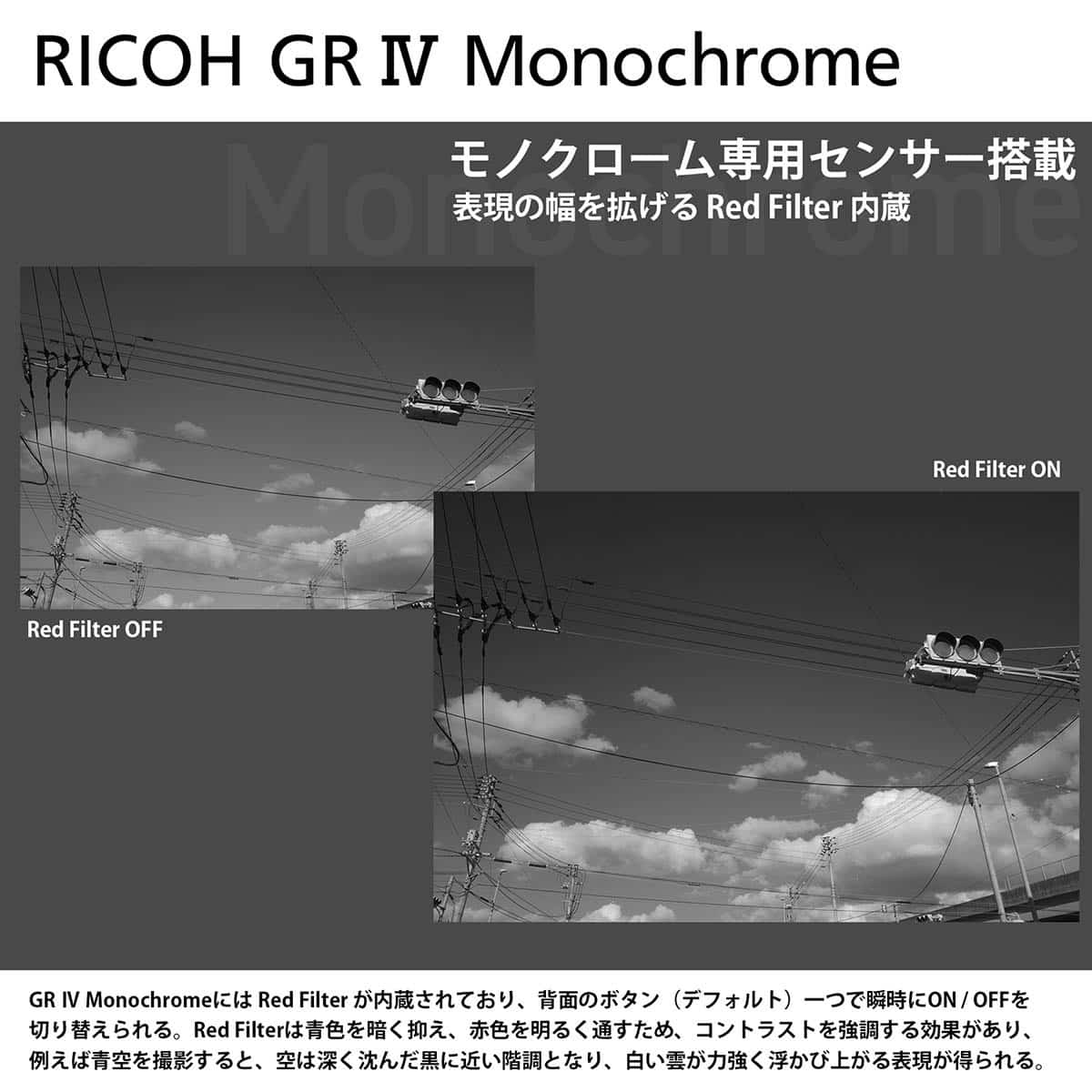 【★SALE★★納期未定（発送まで1か月程度かかります）★】RICOH リコー GR IV Monochrome【メーカー保証1年あり】