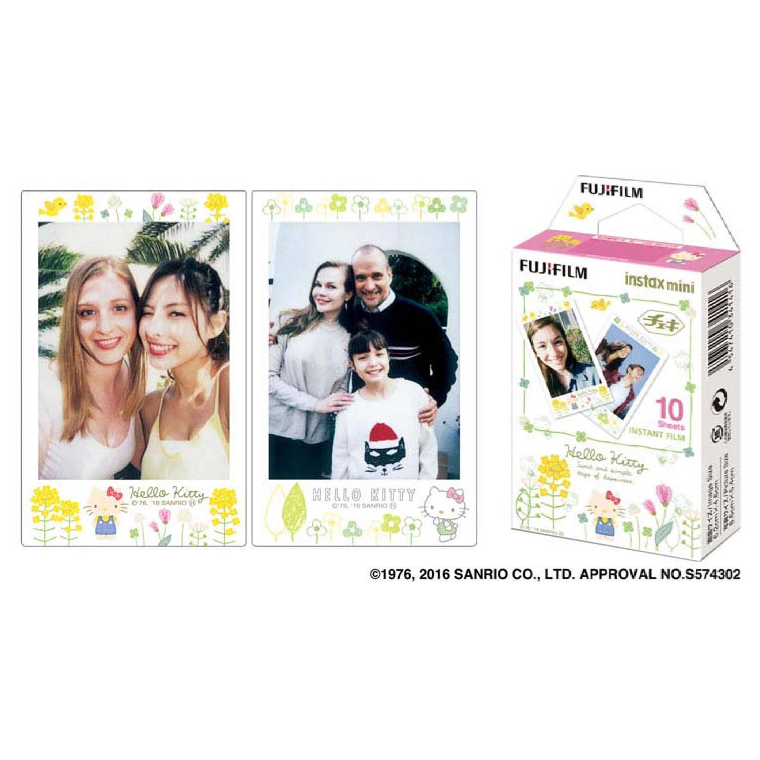 【12時までのご注文で即日出荷!】富士フイルム FUJIFILM INSTAX MINI チェキ用絵柄フィルム 10枚入り(1パック) ハローキティ チェキフィルム ハローキティ