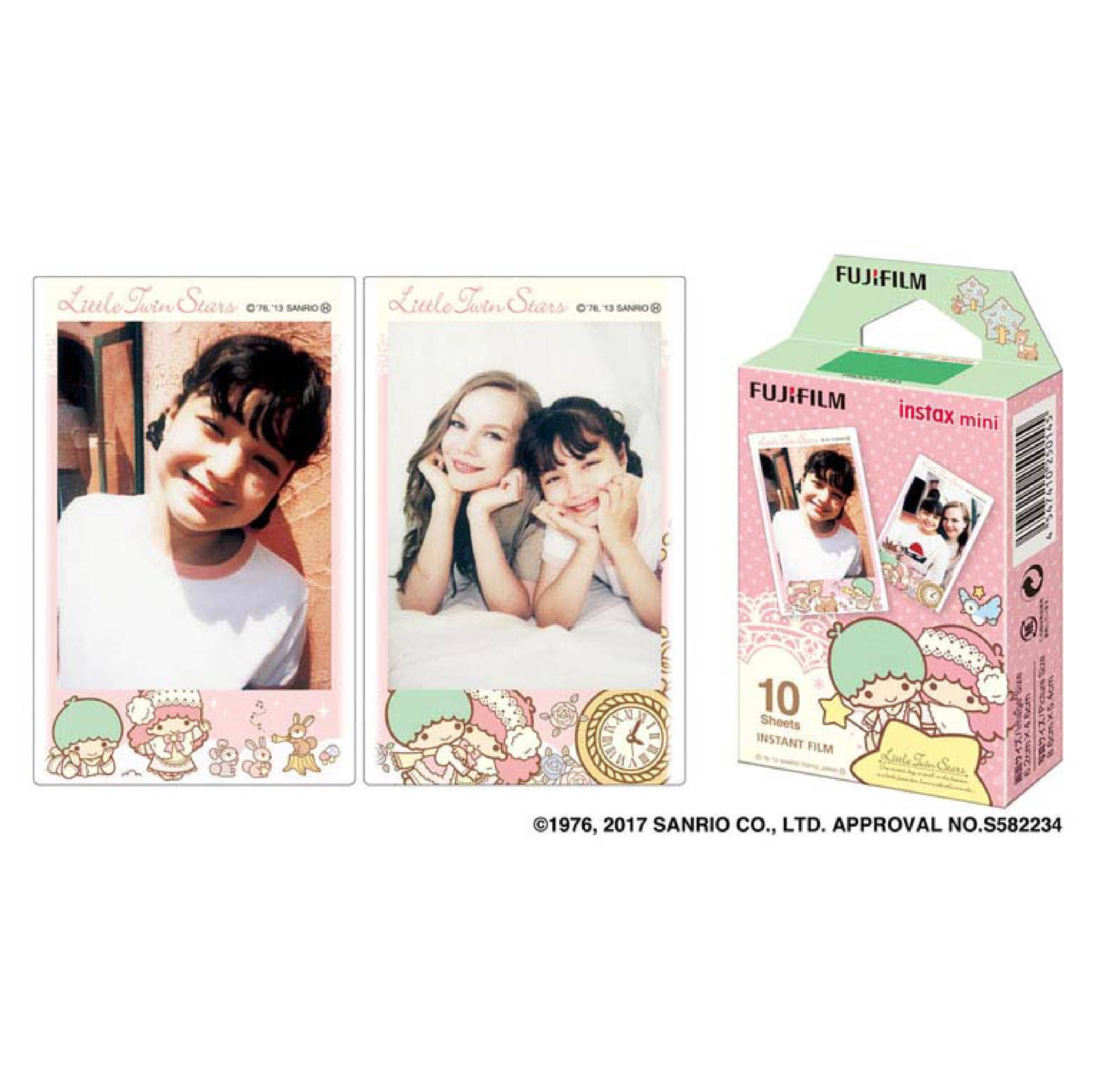 【12時までのご注文で即日出荷!】富士フイルム FUJIFILM INSTAX MINI チェキ用絵柄フィルム 10枚入り(1パック) KIKILALA(キキ&ララ) キキララ チェキフィルム KIKILALA