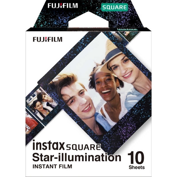 【★20時までのご注文で翌日発送】富士フイルム FUJIFILM スクエアフォーマットフィルム instax SQUARE  スターイルミネーション　10枚入 INSTAX SQUARE STAR ILLUMINATION WW 1