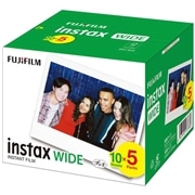 【★SALE★４月中旬発送予定★】富士フイルム　FUJIFILM インスタントカラーフィルム instax WIDE ワイド  5パック  (10枚入×5) INSTAXWIDEKR5