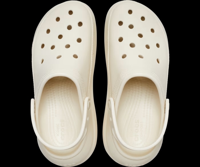 CROCS CLASSIC CRUSH CLOG クロックス クラッシック クラッシュ クロッグ サンダル 厚底 BONE