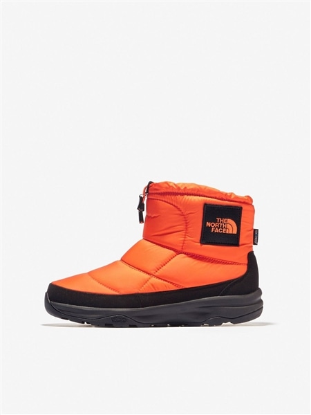 THE NORTHFACE ノースフェイス Nuptse Bootie WP Logo Short NF52280 ヌプシブーティ ウォータープルーフ  ロゴ ショート ユニセックス ブーツ ORANGE MK