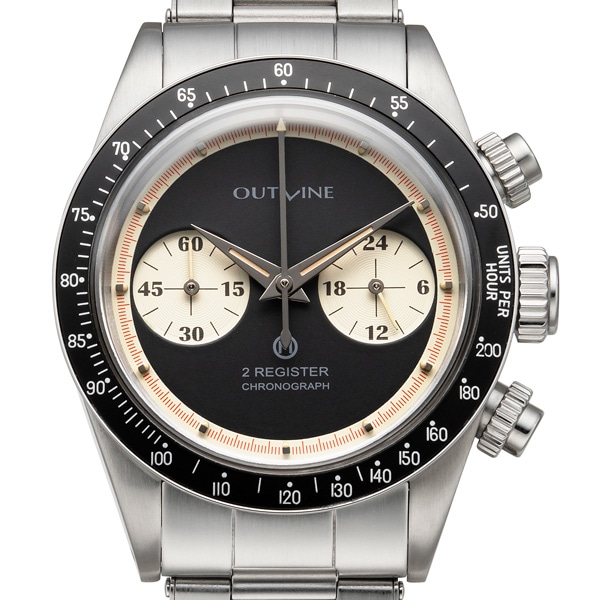 ♪【OUTLINE×TiCTAC】2レジスタークロノ YK20232-2BK ブラック 150本限定モデル　OUTLINE x TiCTAC