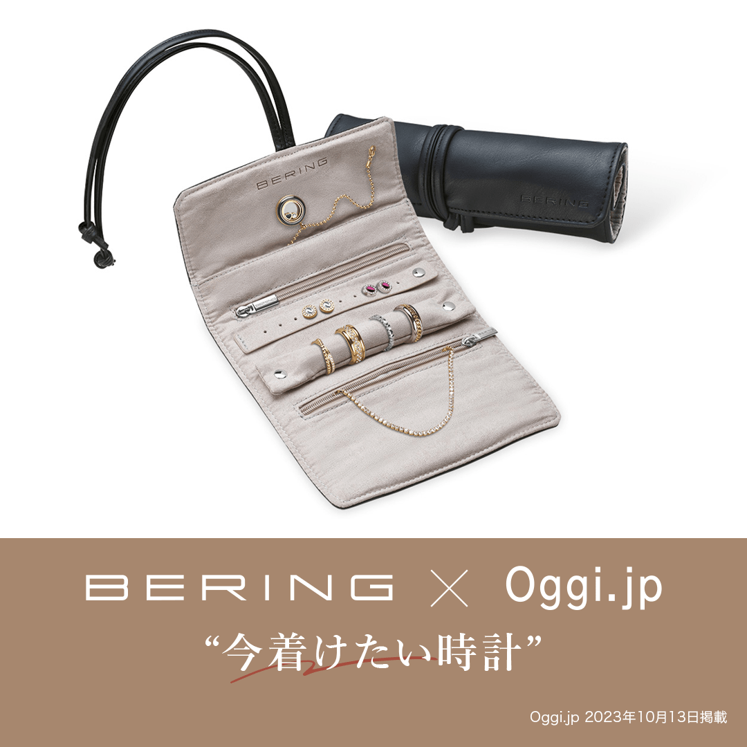 BERING》 Oggi Collaborationモデル14520-564-GWP クォーツ レディース