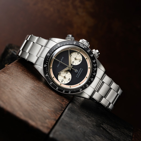 ♪【OUTLINE×TiCTAC】2レジスタークロノ YK20232-2BK ブラック 150本限定モデル　OUTLINE x TiCTAC