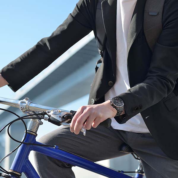 ★【CITIZEN　ATTESA】ACT Line ブラックチタンシリーズ AT8185-62E 電波ソーラー メンズ