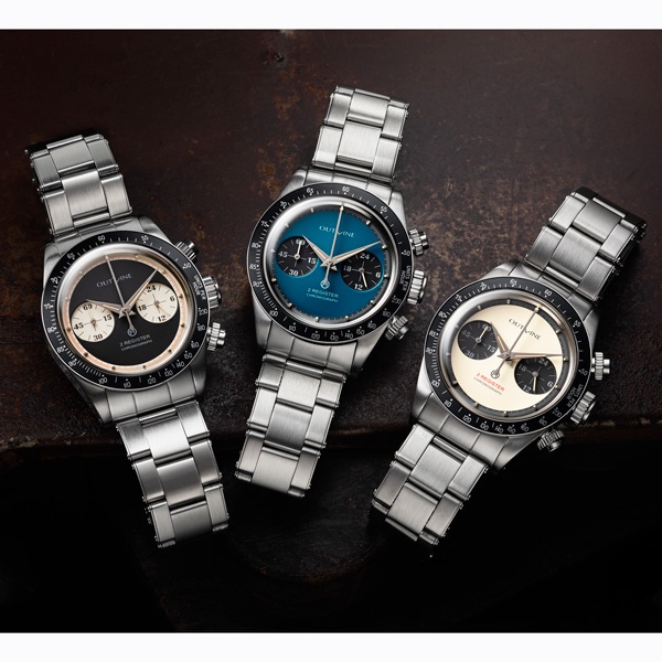 ♪【OUTLINE×TiCTAC】2レジスタークロノ YK20232-3BL ブルーグリーン チックタック専売モデル クォーツ