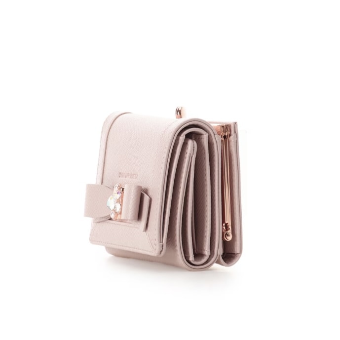 ジュエルリボン折財布