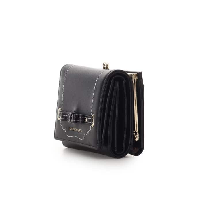 バレッタリボン折財布