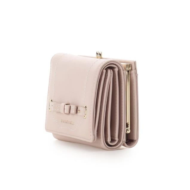 バレッタリボン折財布