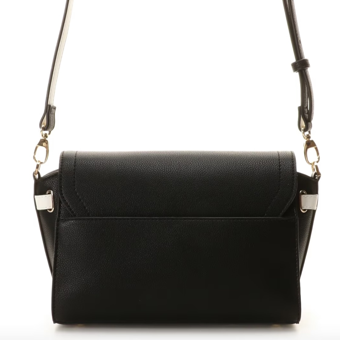 シンプルビジューショルダーバッグ ブラック