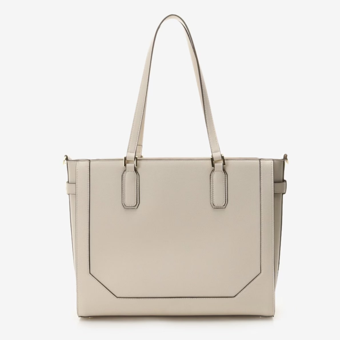 ベルト金具トートバッグ オフホワイト