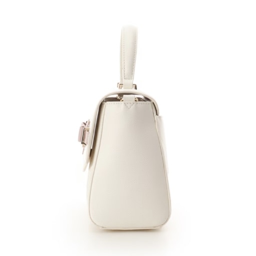 バイカラーアクセントリボンショルダーバッグ