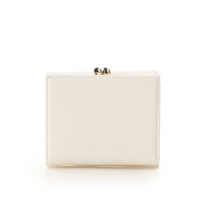 バイカラーアクセントリボン折財布