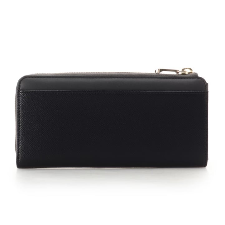 バイカラーアクセントリボン長財布