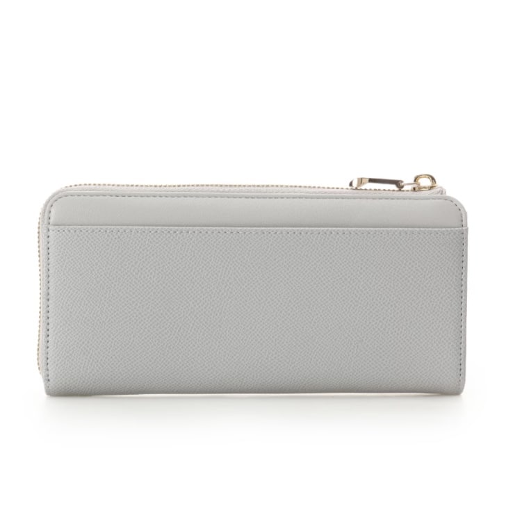 バイカラーアクセントリボン長財布