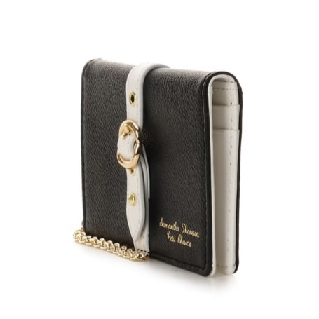 フロントベルト パスケース ブラック