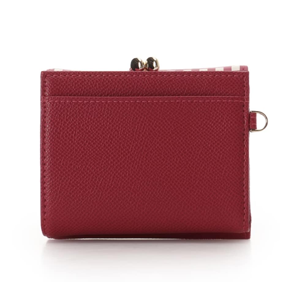 ストロベリーギンガム折財布