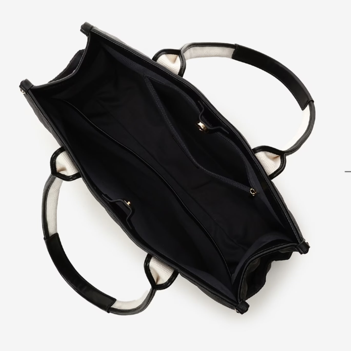 ロゴテープキルティングA4トートバッグ ブラック