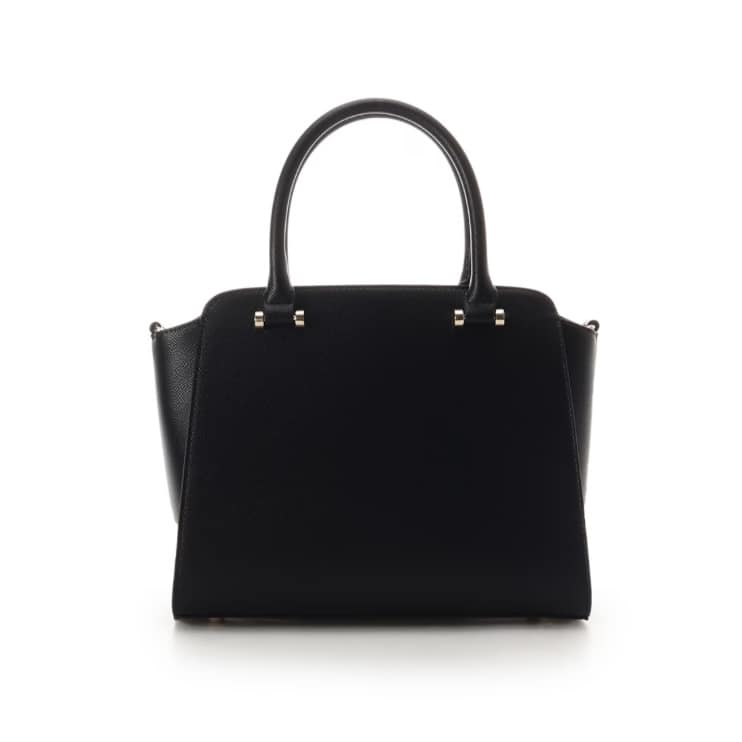 バイカラーアクセントリボンハンドバッグ