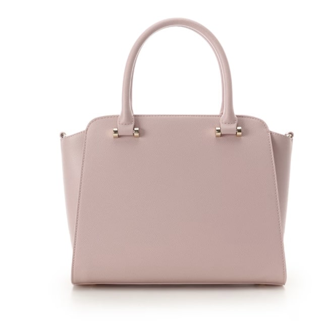 バイカラーアクセントリボンハンドバッグ