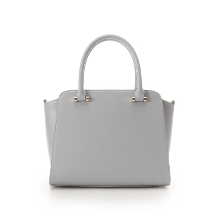 バイカラーアクセントリボンハンドバッグ