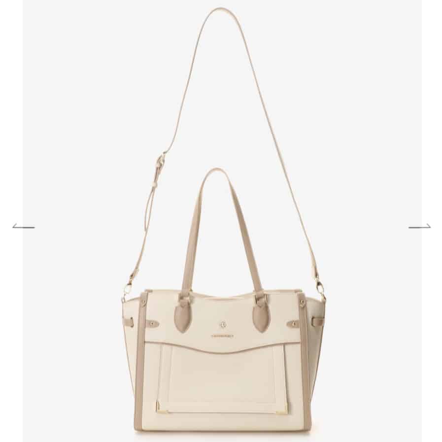シンプルビジューA4トートバッグ