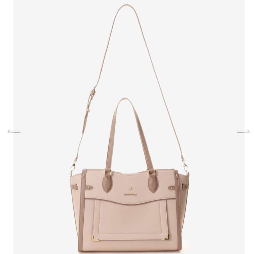 シンプルビジューA4トートバッグ