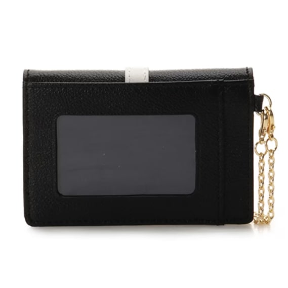 フロントベルト パスケース ブラック