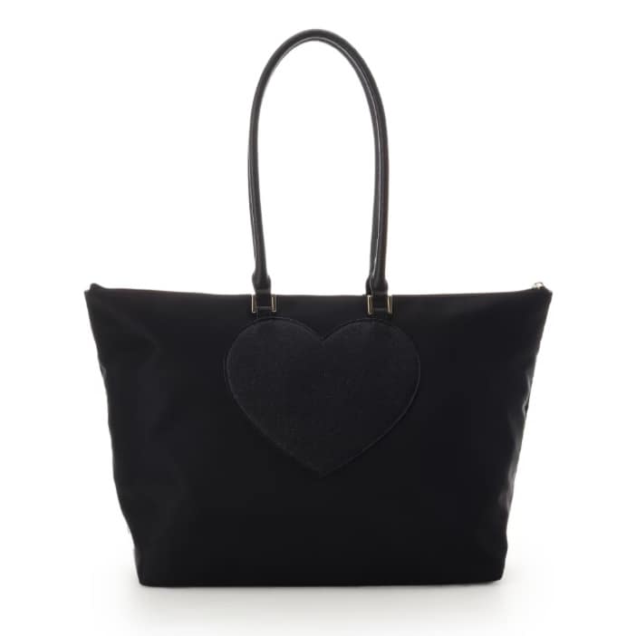 フロントハートナイロントートバッグ