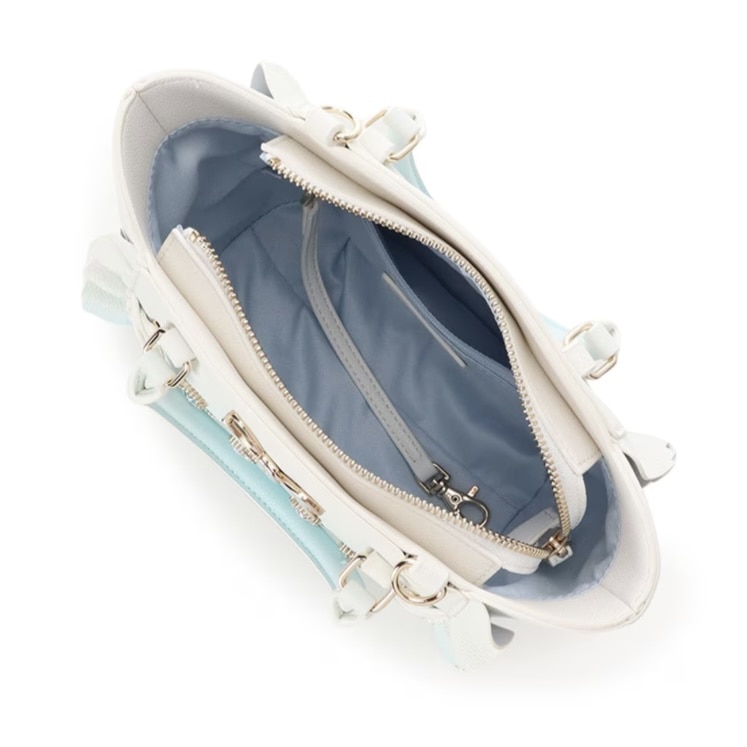 レースアップハートビジューグラデーションフラッター（ミニ