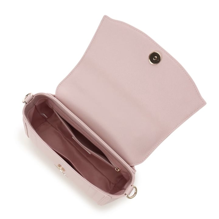 バイカラーアクセントリボンショルダーバッグ