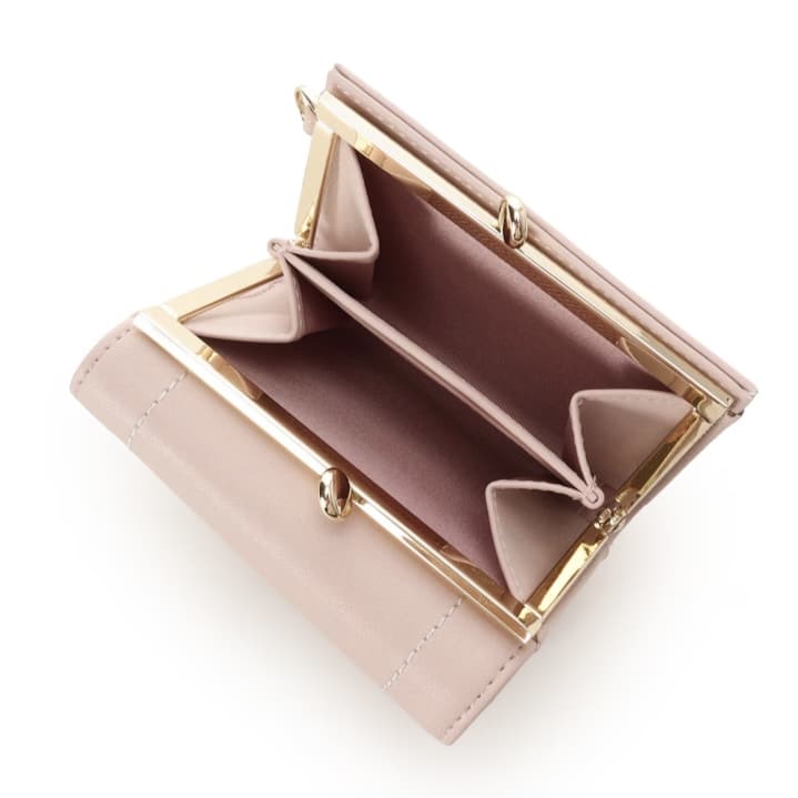 バレッタリボン折財布