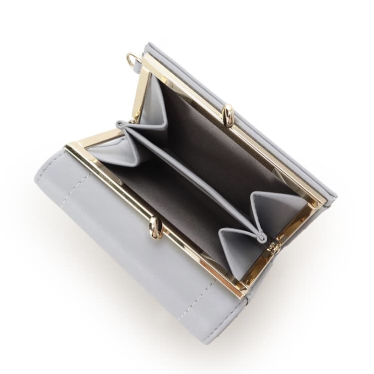 バレッタリボン折財布