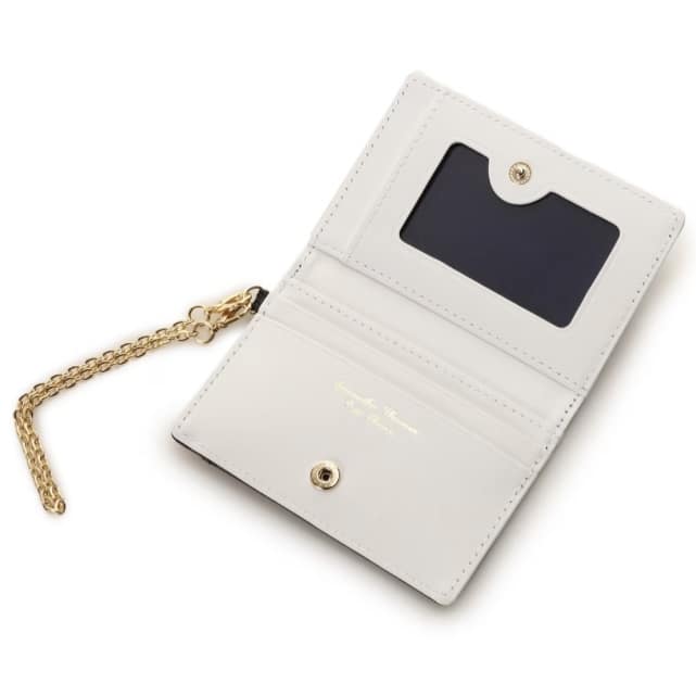 フロントベルト パスケース ブラック