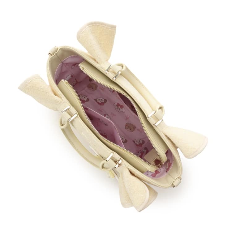 Lil ala mode×SAMANTHAVEGAコレクション ツイードフリルハンドバッグ