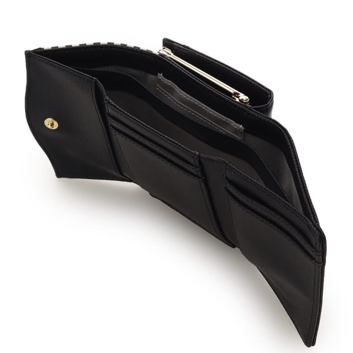 ストロベリーギンガム折財布