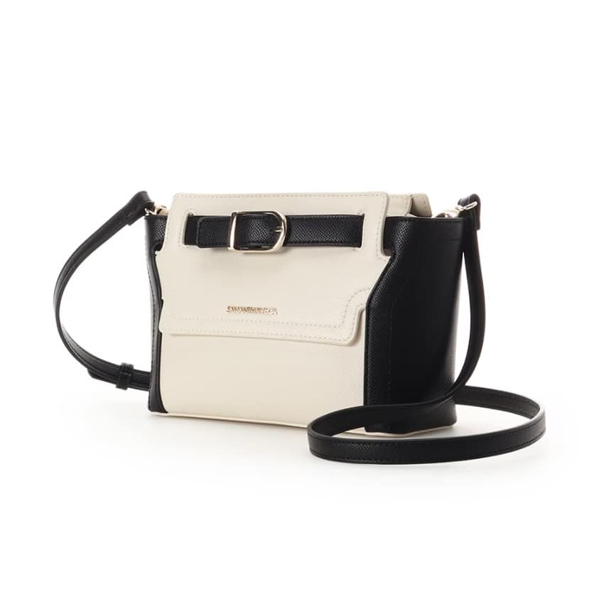 フロントバックルショルダーバッグ