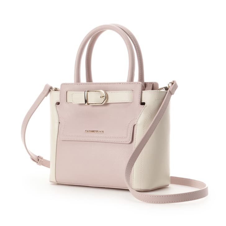 フロントバックルハンドバッグ