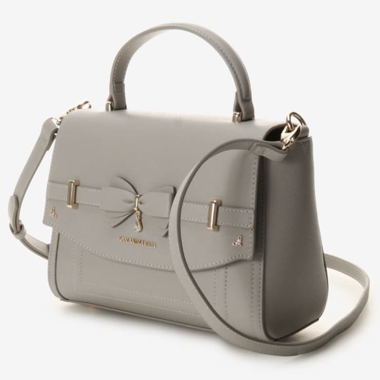 アクセントリボンショルダーバッグ