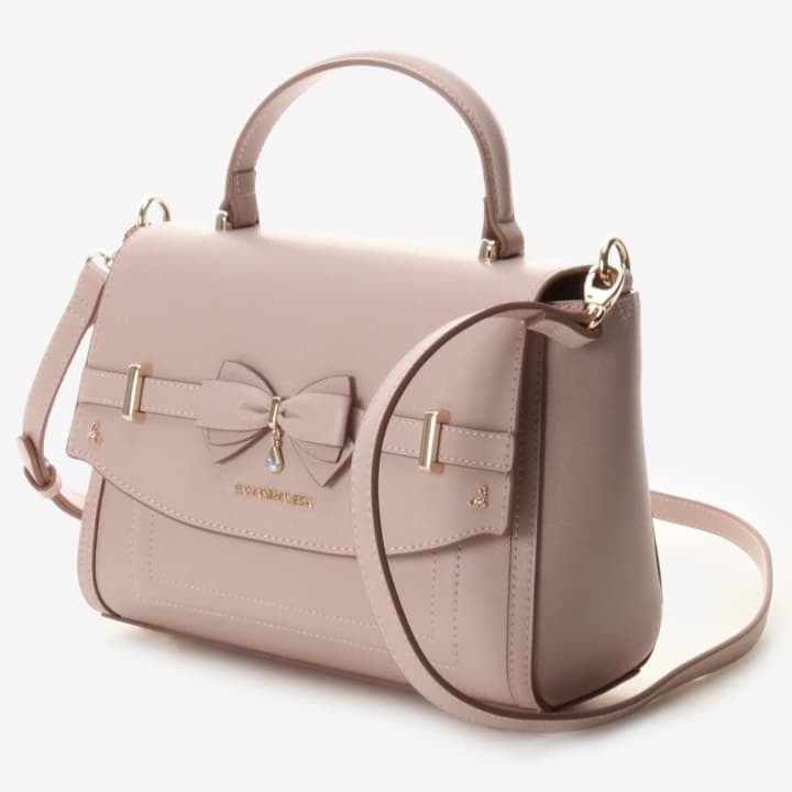 アクセントリボンショルダーバッグ