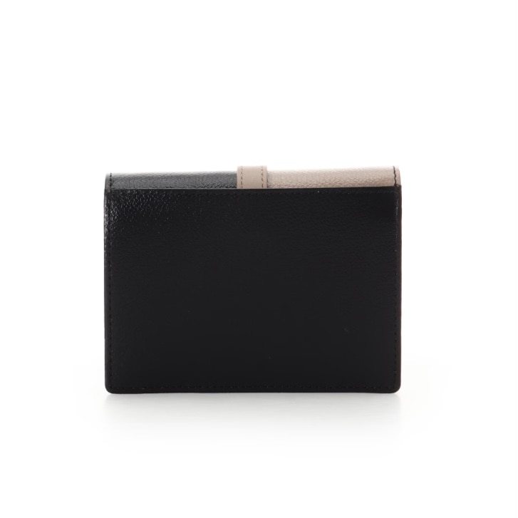 バイカラーフロントベルト 二つ折り財布